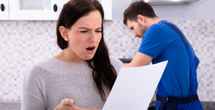 Housewife Shocked After Reading Repair Invoice